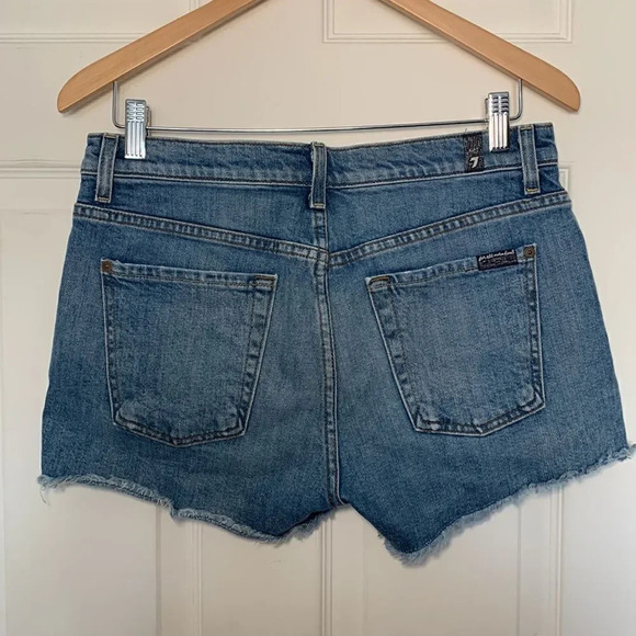 Seven For All Mankind Cutoff Denim Shorts - Picture 2 of 3